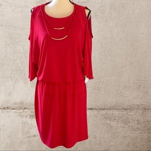 Cold Shoulder Dress-price is firm